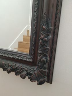 Antique wall mirror