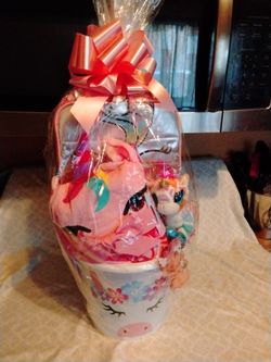 Unicorn theme basket