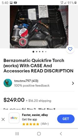Bernzomatic Torch 