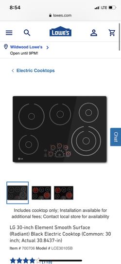 Brand new lg cook top