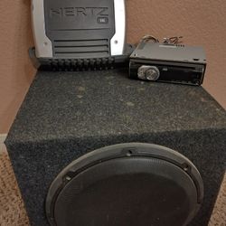 Subwoofer Speaker And Amplifier 