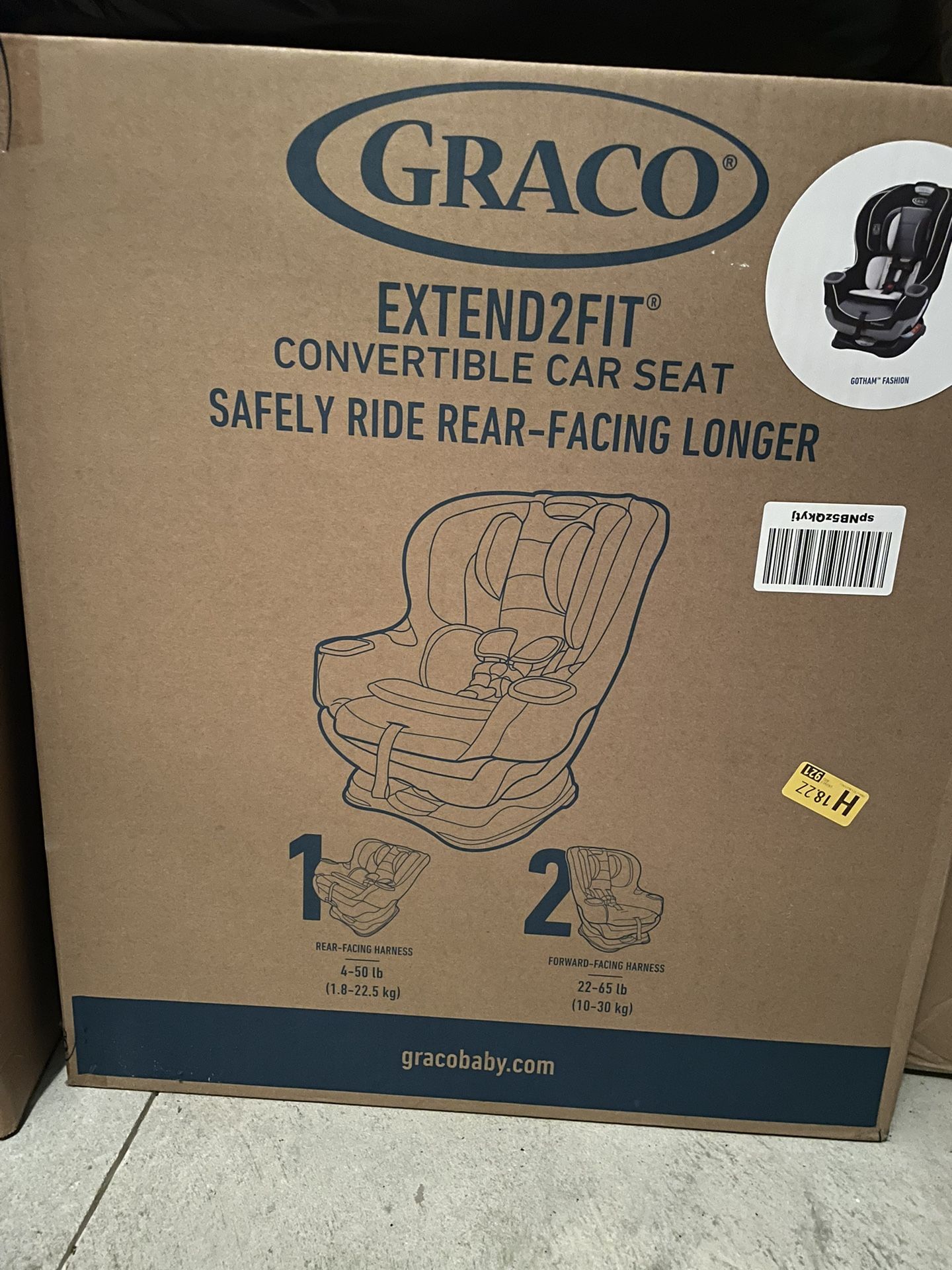 Graco extend2fit car seat