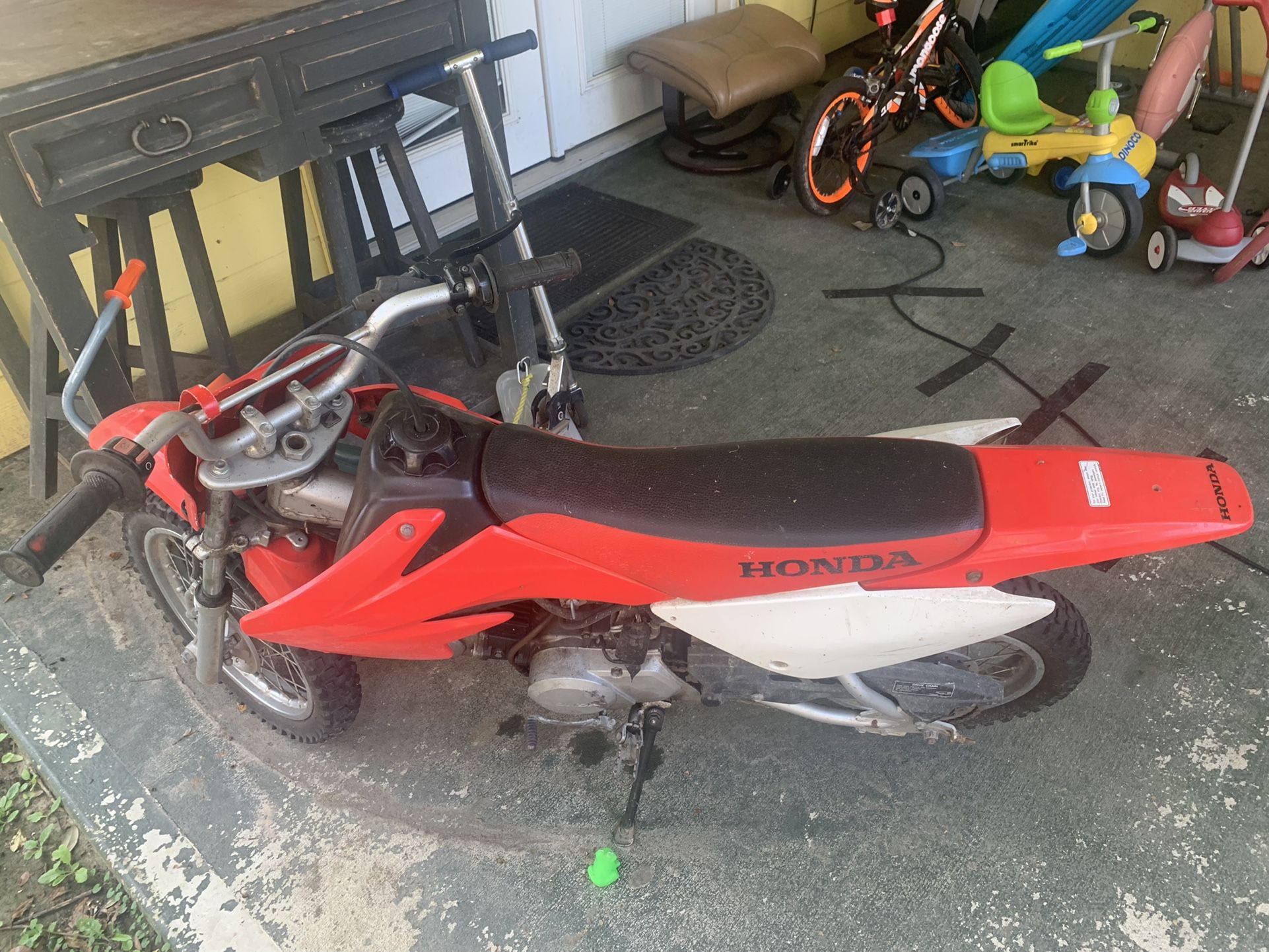 2005 honda dirt bike 70cc 