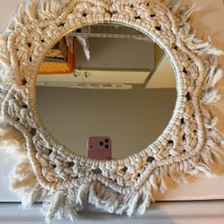Crocheted Ashland Wall Mirror