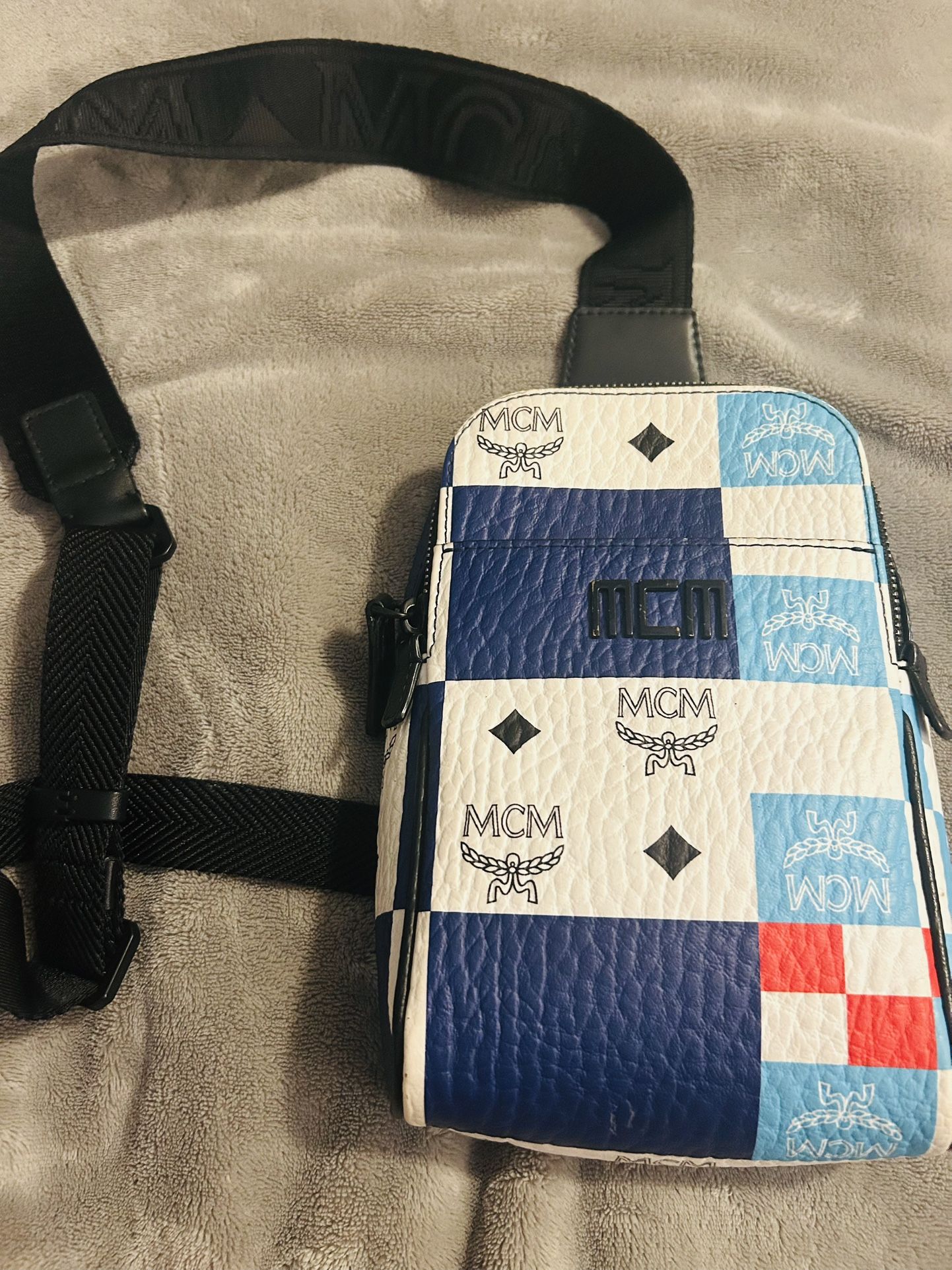 MCM Checkerboard Hand Bag