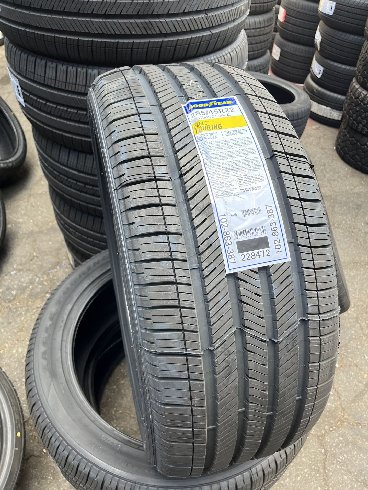 GOODYEAR 285/45R22 EAGLE TOURING TIRES FOR SALE!!!!
