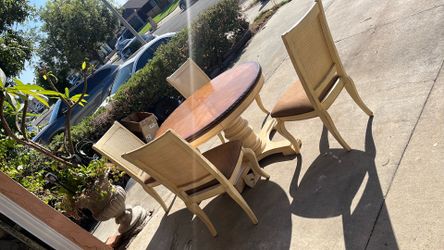 Dining table set with 4 chairs