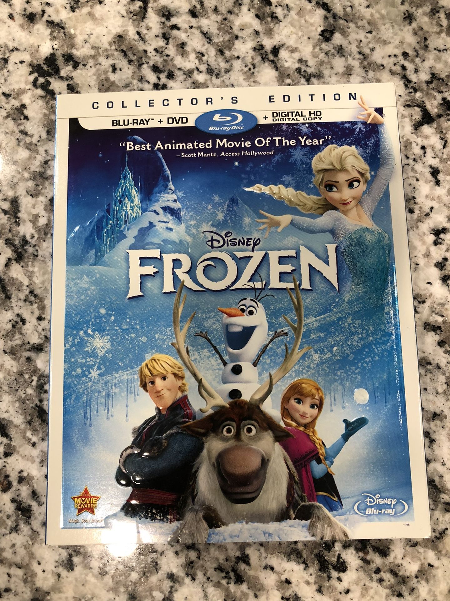 Frozen Bluray/Dvd