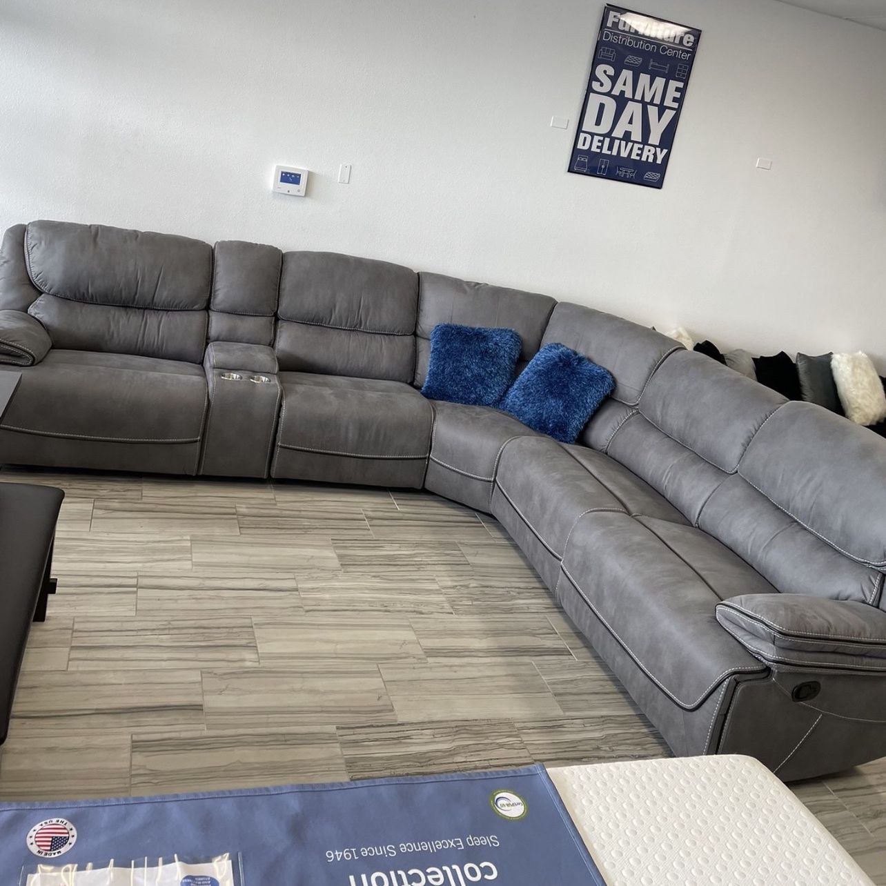 COMFY NEW ALEJANDRA RECLINING SECTIONAL SOFA ON SALE ONLY $1499. IN STOCK SAME DAY DELIVERY 🚚 EASY FINANCING 