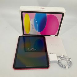 NEW APPLE IPAD 10 10TH GEN CELLULAR + WiFi + CASE + USB + WARRANTY