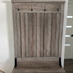 Coat Rack And Storage Bench 