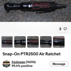 Snap-on 1/4 “ Air Ratchet 