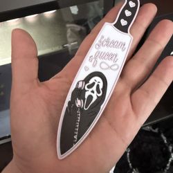 Halloween Scream Bookmark 