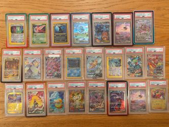 PSA SLABS!!! Crystals, Gold Star, Bubble Mew, Mega Zard, more!!!