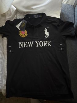Black collard shirt size large