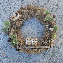 Owls Wreath 