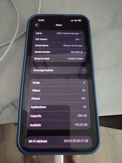 iPhone 13 Pro Max 256GB Unlocked