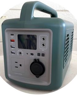 NTONPOWER 500W Portable Power Station, 569Wh Outdoor Solar Generator Lithium Battery with Pure Sine Wave AC Outlet, PD 60W USB-C, QC 3.0 and Flashligh