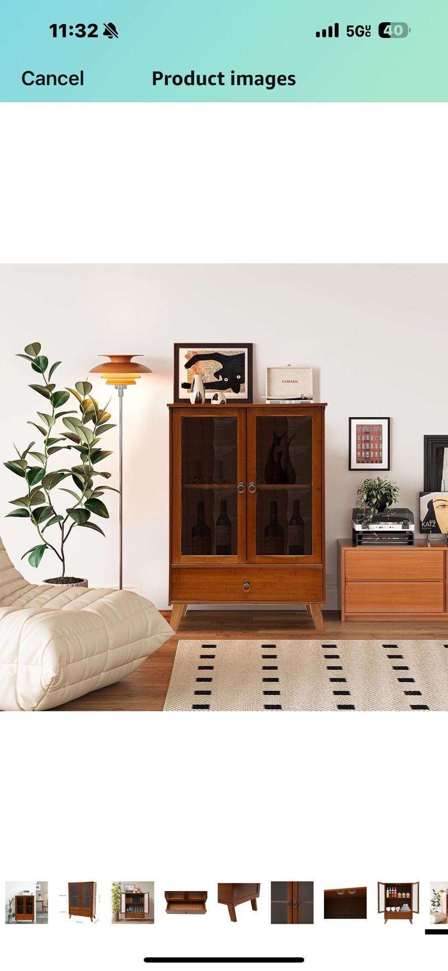 Bamboo Kitchen Sideboard