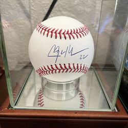 Clayton Kershaw autographed baseball PSA