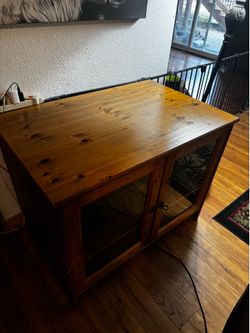 Wood Rustic TV stand