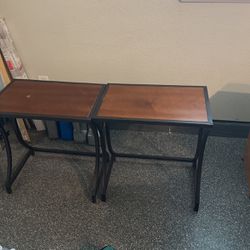 Two Beautiful End Tables Or Side Nightstand Tables 