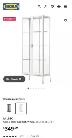 IKEA Glass door cabinet