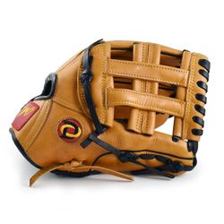 12.50″ Baseball Single H Web Outfield Tobacco-Black Glove
