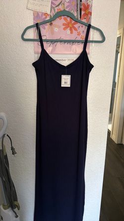 Blue & Red maxi Dress
