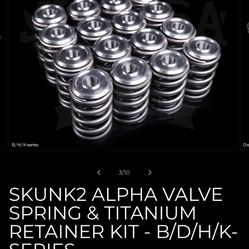Skunk2 H22 Titanium Spring And Retainer Kit 