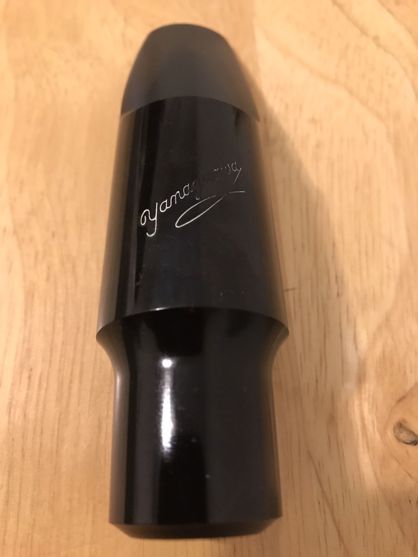 Yanagisawa hard rubber tenor saxophone mouthpiece.