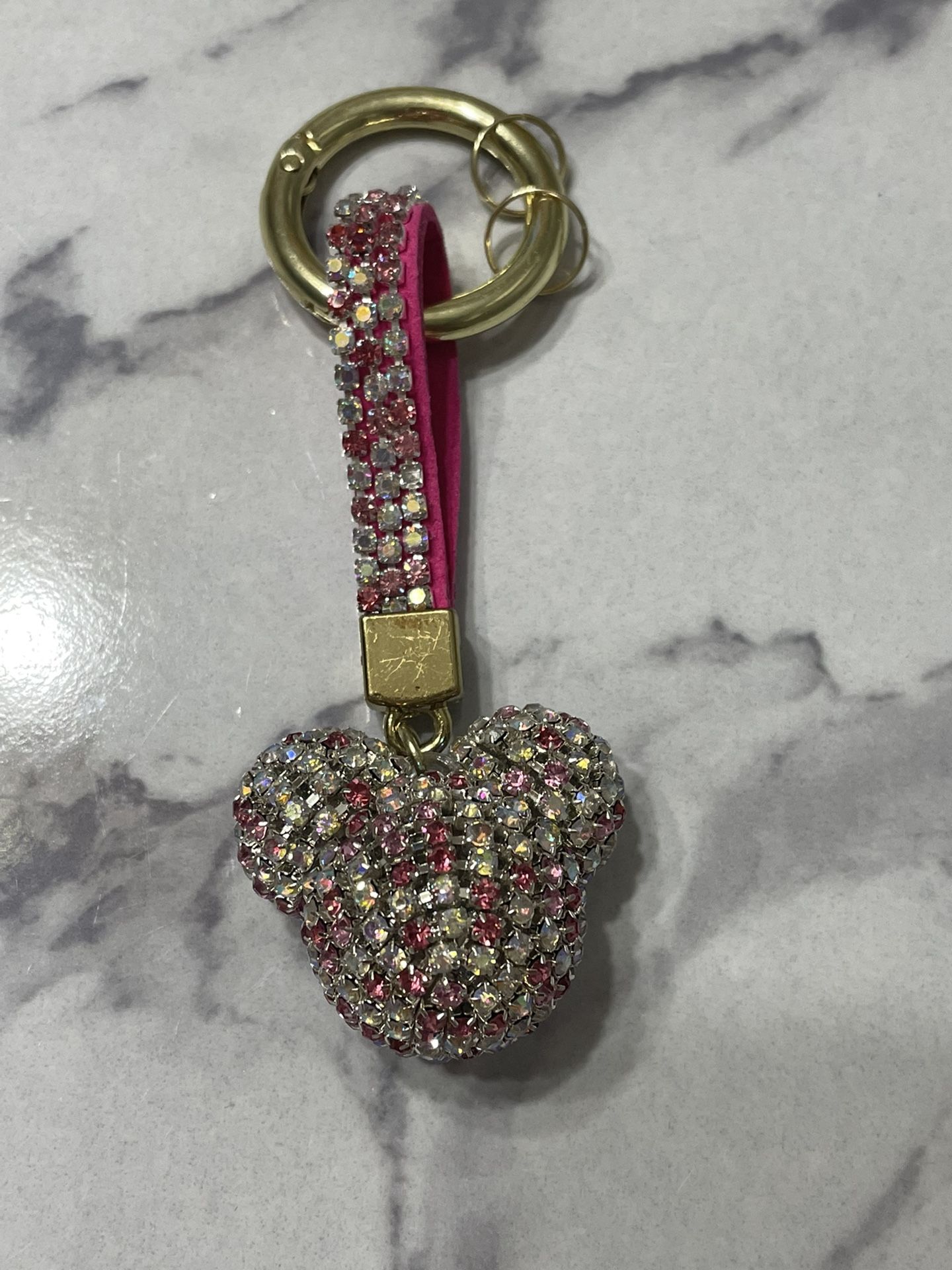 Mickey Rhinestone Keychain