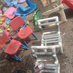 Toys Slides And Bikes