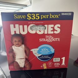 Huggies Little Snugglers Baby Diapers Size 1