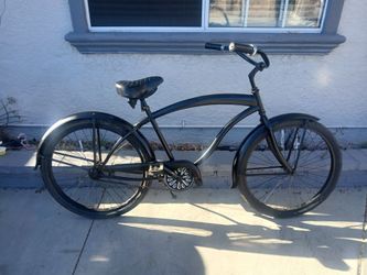 Men's 26" all black Greenline Beach Cruiser