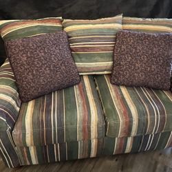 Retro Couch & Love Seat Set