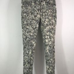 MICHAEL KORS Grey Bottom Zipper Cotton Pants Women - Size 6


