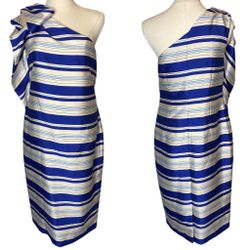 Banana Republic Women’s NEW One Shoulder Striped Dress Size 6