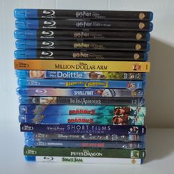 Blu-Rays - Disney, Pixar, Etc
