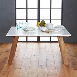 Crate and Barrel dining table