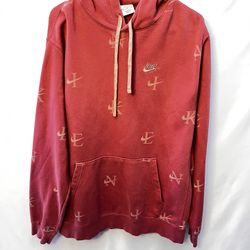 Nike Men’s Red Tonal Logo Hoodie 