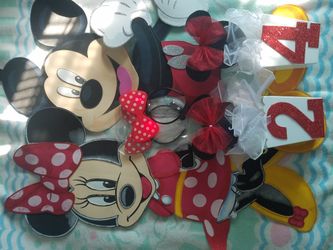 minnie Mouse and mikey mouse party decoration