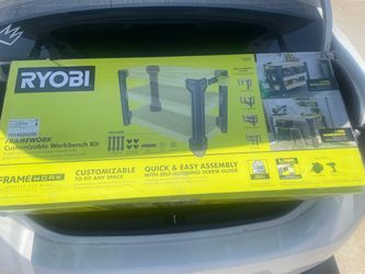 Ryobi customizable workbench kit
