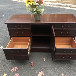 Real Wood Long Dresser With Big Drawers. Drawers Sliding Smoothly Delivery Available 