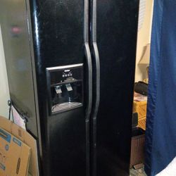 Black Kenmore Refrigerator 