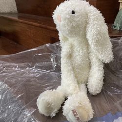 13DE MARZO Plush Bunny Rabbit Hoodie Attachment Snap Button New