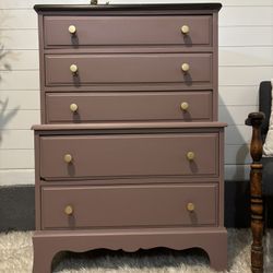 Blush Pink Dresser - Tall & Petite 