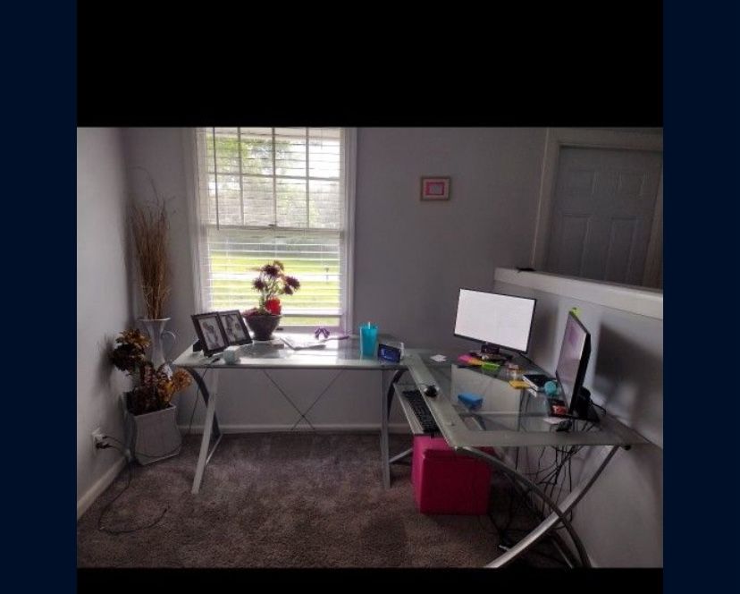 Glass Office Desk