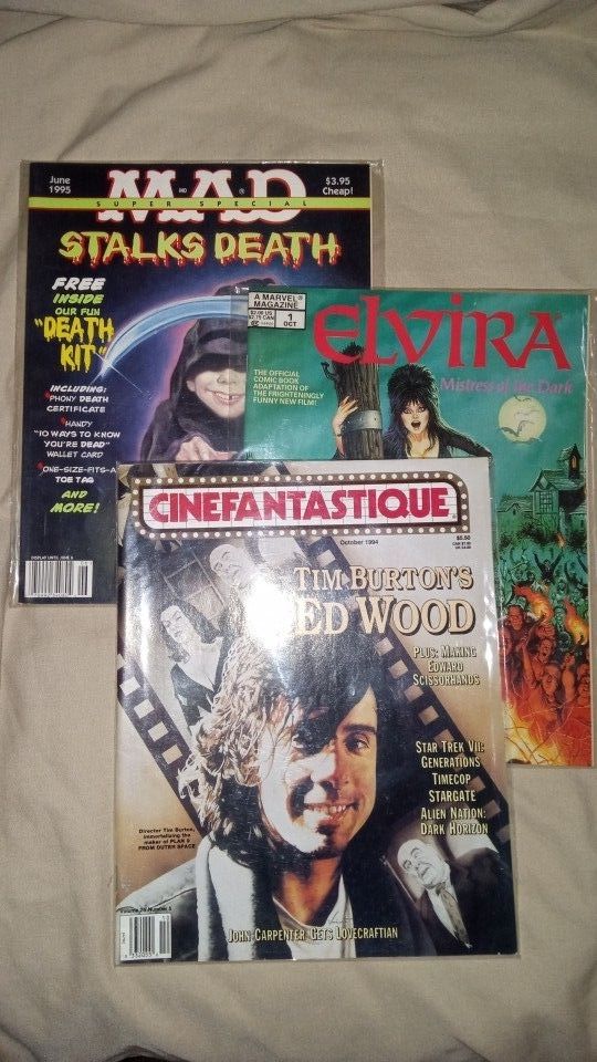 Mad, Elvira, Cinamastique