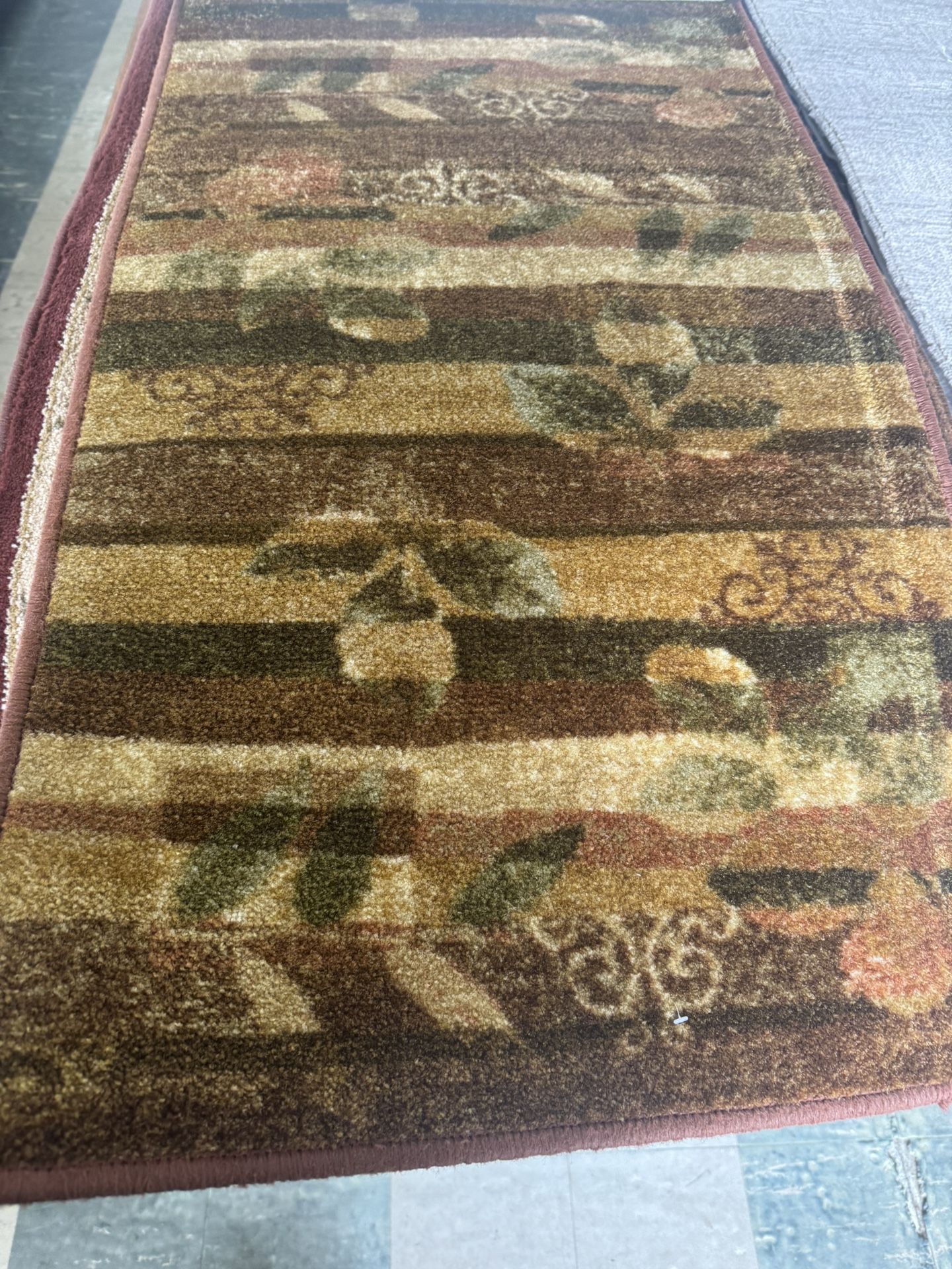Flowers Hallway Rug Brand New